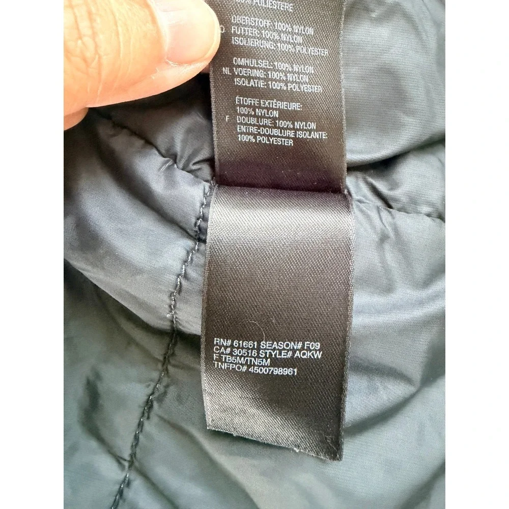 The North Face Mens XL Olive Brown Insulated Full Zip Jacket AQKW F09